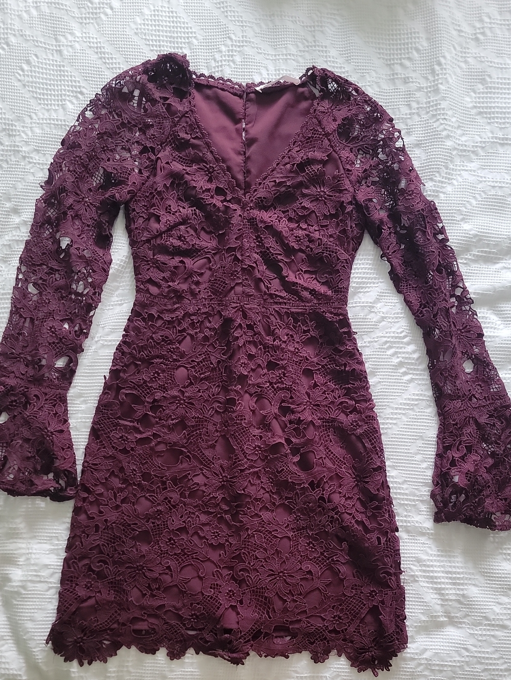 ASTR The Label Juliette lace mini dress